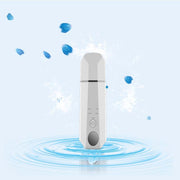 Ultrasonic pore cleaner household blackhead remover red and blue