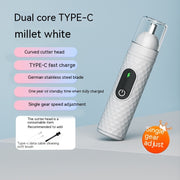 Electric Nose Hair Trimmer Men's Rechargeable Nose Cleaning  