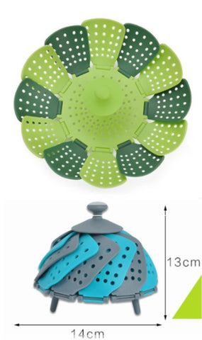 Lotus folding telescopic steamer plastic steamer steamer steamer steamer dumplings
