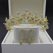 Bridal Golden Headband Hair Accessory Crown