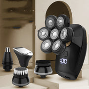 Five-in-one Bald Artifact Body Wash Men's Electric Shaver