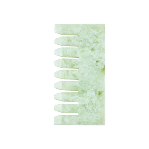 Jade Comb Crystal Head Massage Comb Meridian Comb