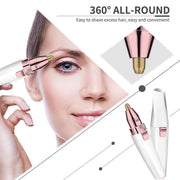 2 In 1 Electric Eyebrow Trimmer Lady Shave