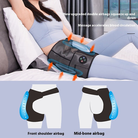Postoperative Training Hip Massager Pressure Vibration Hot Compress
